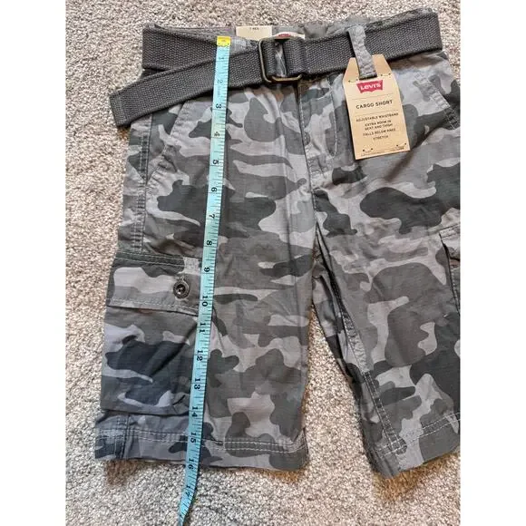 NWT Boys Levis- Printed Westwood Cargo Shorts Size 7 - Picture 6 of 7